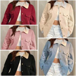 Ladies Long Corduroy Jacket