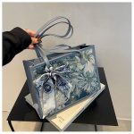 Medium Tote Bag for Women | PU Leather Handbag with Print RM120 - Image 3