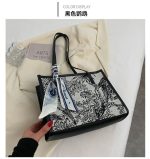 Medium Tote Bag for Women | PU Leather Handbag with Print RM120 - Image 2