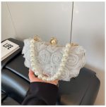Party Clutch Bag for Women in BD – Pearl Handle Evening Bag RM173 - Image 3