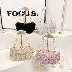 Party Clutch Bag for Women in BD – Pearl Handle Evening Bag RM173