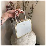 Box Shape Party Bag for Women | Small PU Shoulder Bag RM132 - Image 8