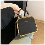 Box Shape Party Bag for Women | Small PU Shoulder Bag RM132 - Image 9