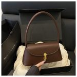 Shoulder Handbag for Women – Flap Button Closure DD422 - Image 3