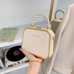 Box Shape Party Bag for Women | Small PU Shoulder Bag RM132 - Image 3