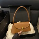 Shoulder Handbag for Women – Flap Button Closure DD422 - Image 5
