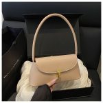 Shoulder Handbag for Women – Flap Button Closure DD422 - Image 2