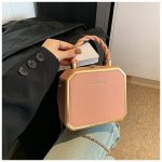 Box Shape Party Bag for Women | Small PU Shoulder Bag RM132 - Image 7