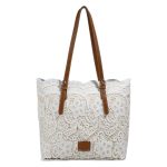 Elegant Lace Tote Bag for Women – Premium Fashion Shoulder Handbag DDT07