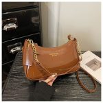 Dual Belt Shoulder Bag for Women | Medium PU Handbag DD439 - Image 5