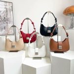 Elegant PU Leather Shoulder Bag for Women – Mini Hobo Handbag RM197