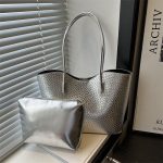 2-in-1 Tote Bag Set for Women | Large Tote + Small Pouch DDT09 - Image 5