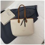 Large Tote Bag for Women | Spacious PU Shoulder Bag with Ornament DDT12 - Image 4