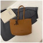 Large Tote Bag for Women | Spacious PU Shoulder Bag with Ornament DDT12 - Image 3