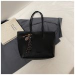 Large Tote Bag for Women | Spacious PU Shoulder Bag with Ornament DDT12 - Image 5