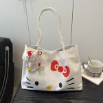 Cute Character Print Tote Bag for Women – Lightweight Casual Handbag RM195 - Image 2