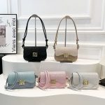 Small Baguette Shoulder Bag for Women | PU Handbag ASC397