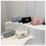 Small Handbag for Women | Button Closure PU Bag ASC372
