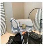 Small Baguette Shoulder Bag for Women | PU Handbag ASC397 - Image 3