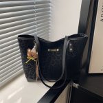 Large Tote Bag for Women | Spacious Handbag with Cat Charm ASCT10 - Image 3