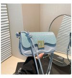 Small Baguette Shoulder Bag for Women | PU Handbag ASC397 - Image 5